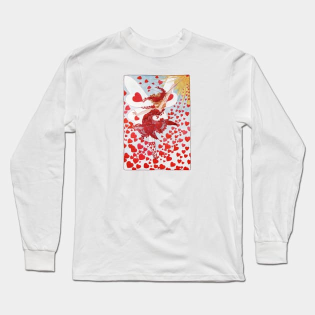 Valentine Fairy Long Sleeve T-Shirt by OddPop